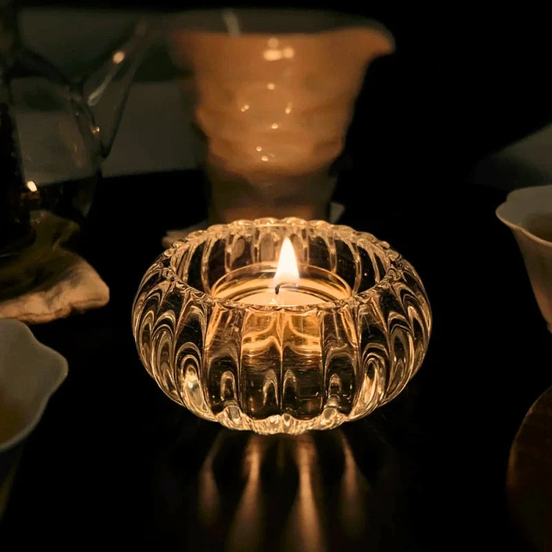 GlowRipple Candle Holder