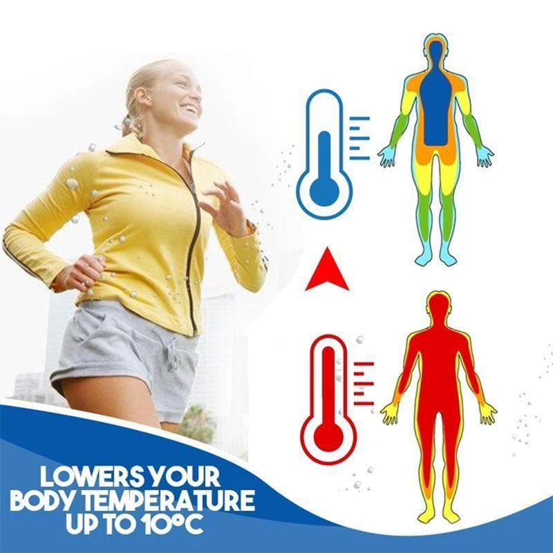 Instant cooling spray