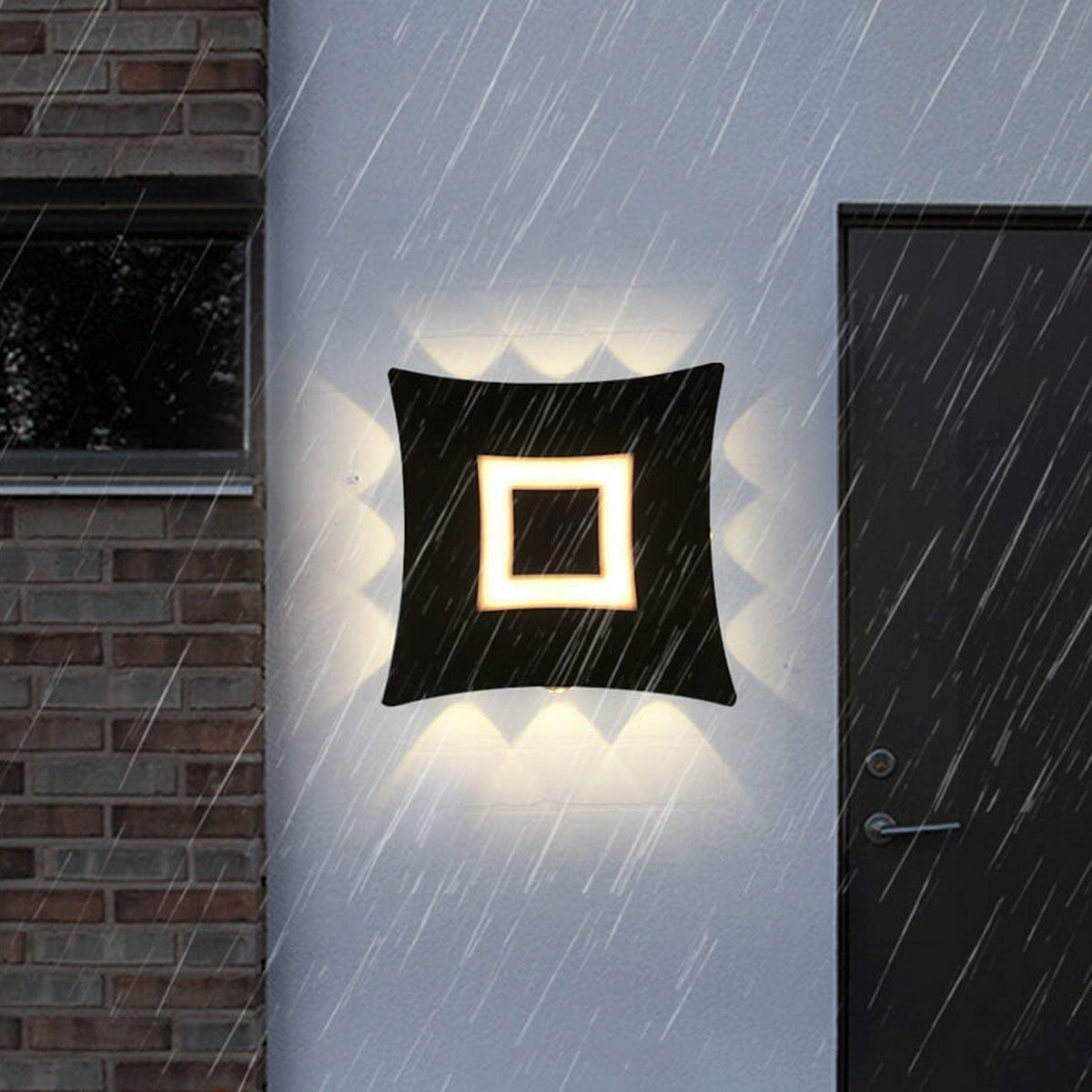 Designer LED Wall Lamp Perfect Lighting for Patios and Fences