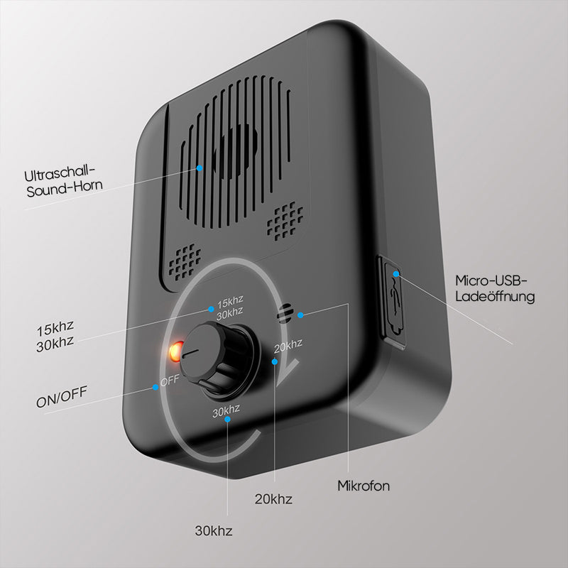 Ultrasonic device for dog barking