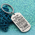 Mother's Day Engraving Metal Keychain with Box