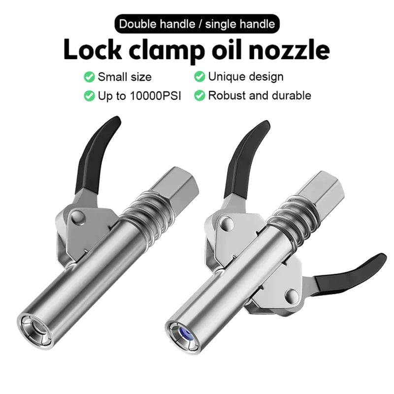 Strong lock on lubricating couplings