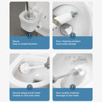 Toilet Wand Kit, Disposable Toilet Cleaning System with 18 Refill Heads