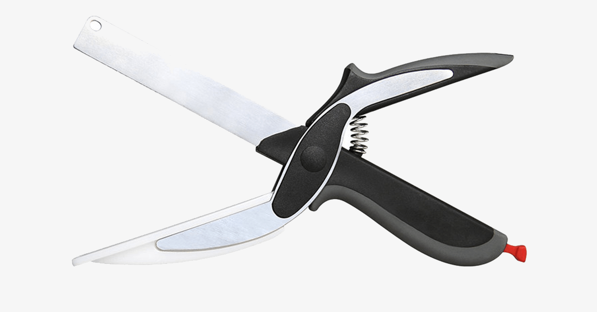 2 in 1 Stainless Steel Food Chopper with Comfort Grip - Chopping Made Smart
