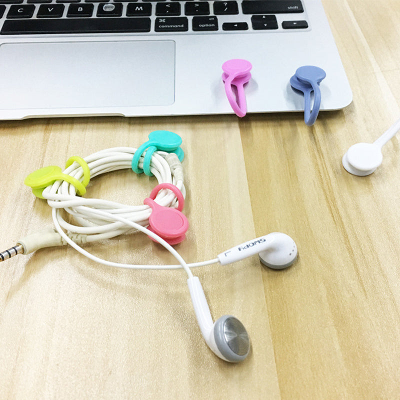 Useful magnetic cable storage holder