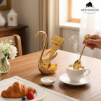 SwanLuxe – Enhance coffee experiences with stylish swan-shaped spoons