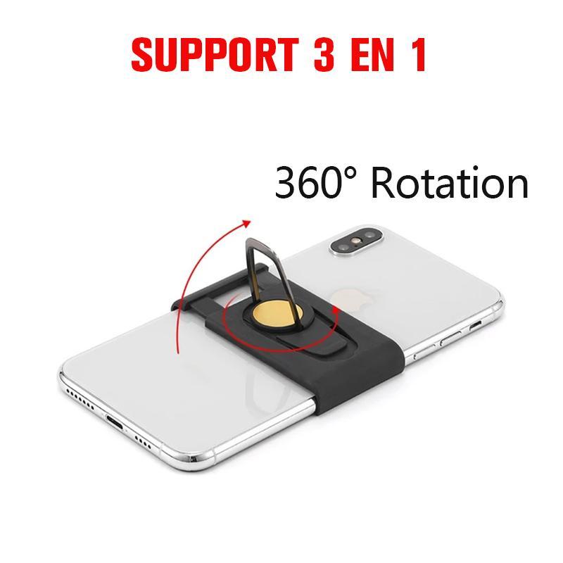 Mini collapsible smartphone holder