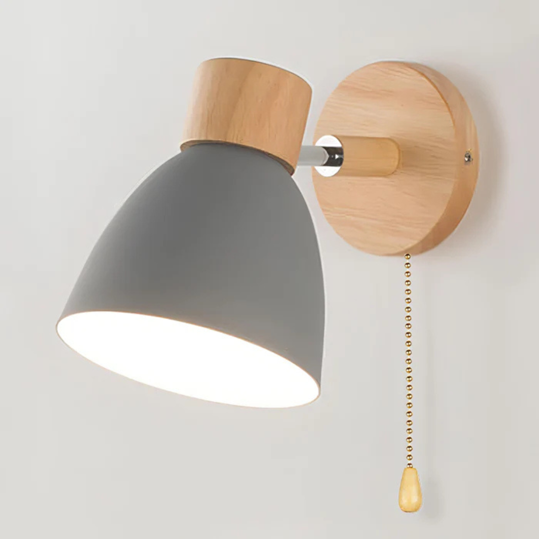 Scandinavian Wall Lamp for Indoor Lighting, LED-Compatible Design