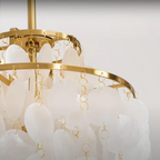 Stylish Vintage Lamp with Shells and Coastal Atmosphere