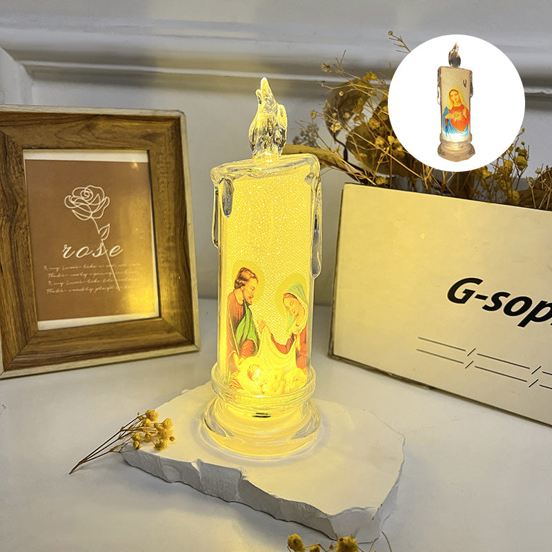 LED Prayer Candles without Flame