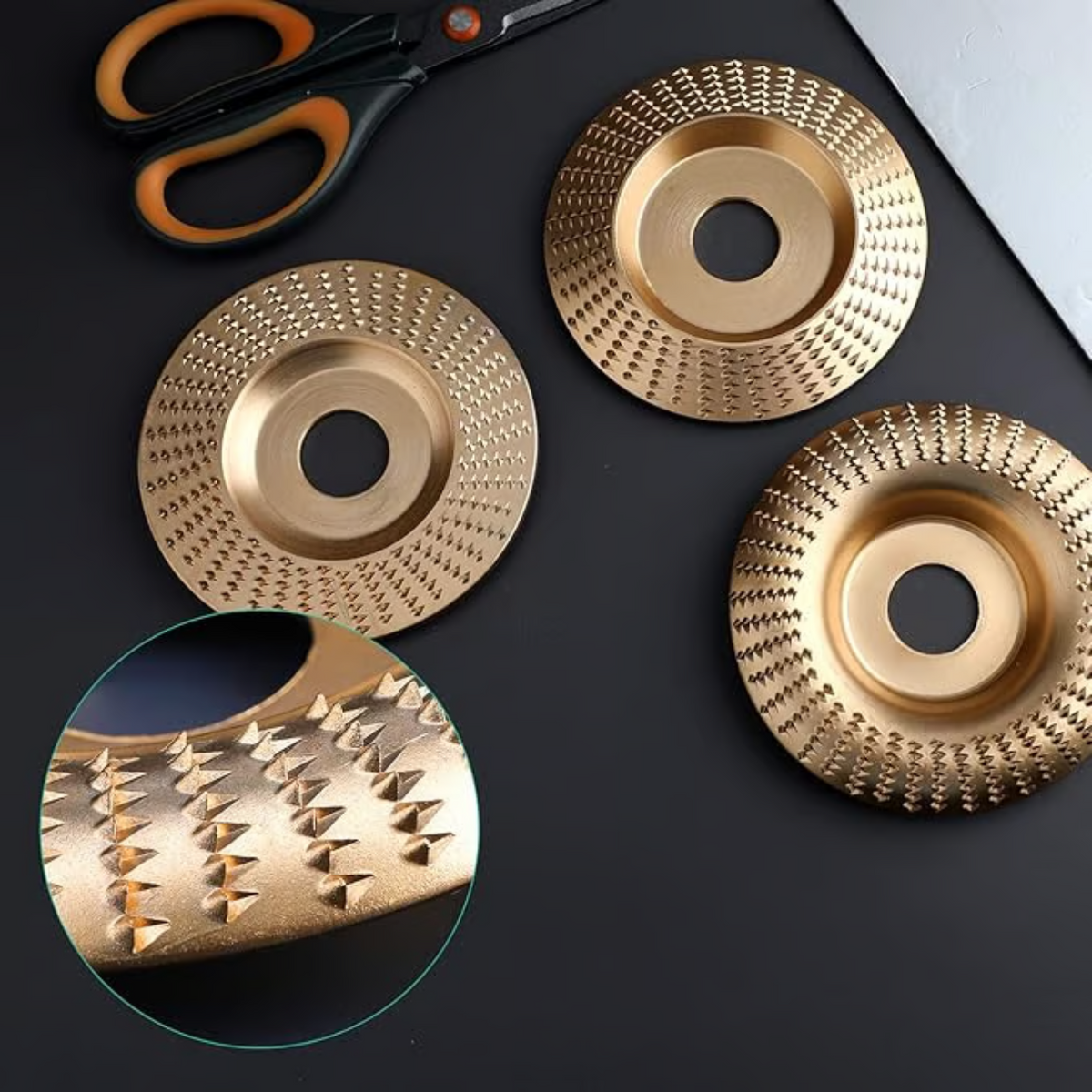 CarveMaster – The 3-in-1 disc set for your angle grinder!