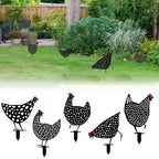 Simulated Chicken Ornament for the Garden
