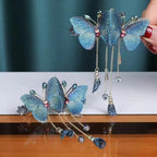 Dreamy butterfly hair clip with fringes