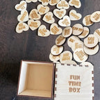 Fun Date Night Activity Tokens & Box (Set of 20 Pieces)