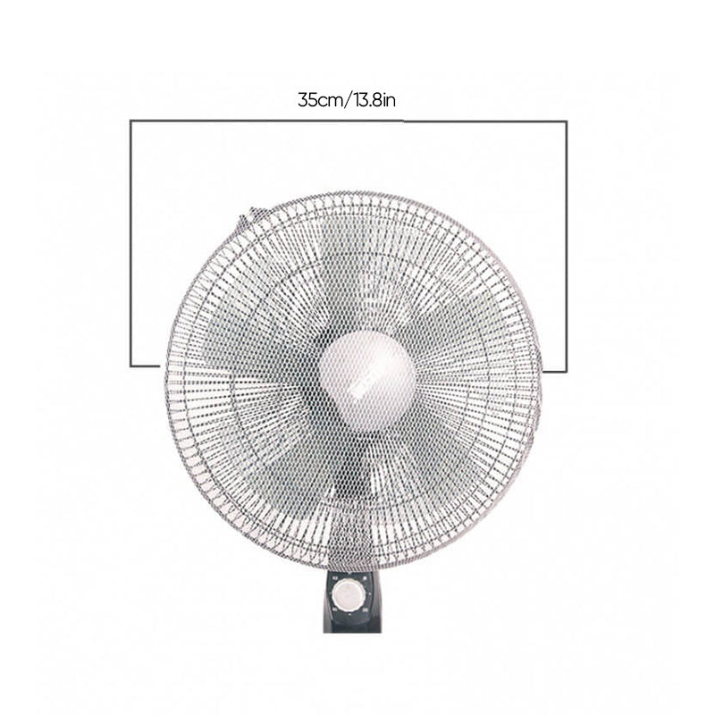Protective net for electric fans
