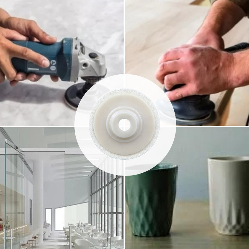 Wool polishing disc