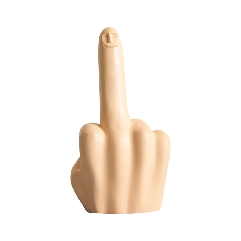 Small Blue Middle Finger Ornament