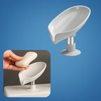 Draining Soap Holder – Keep Soap Dry – Strong Suction Cup – No Drill Mount – Hygienic Bathroom & Shower Storage Solution
