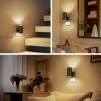 Night light socket with brightness detection and adjustable brightness