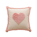 Tassel-Trimmed Boho Floral Cushions