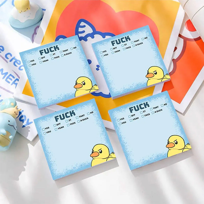 Funny Cheeky Duck Sticky Notes