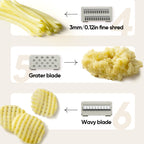 Stainless steel multifunctional vegetable chopper