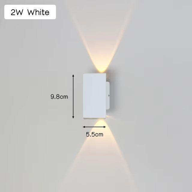 Light - Modern weatherproof LED wall lamp made of aluminum for outdoor use