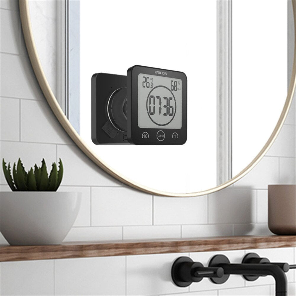 Waterproof Shower Clock – Always On Time, Even In The Bathroom