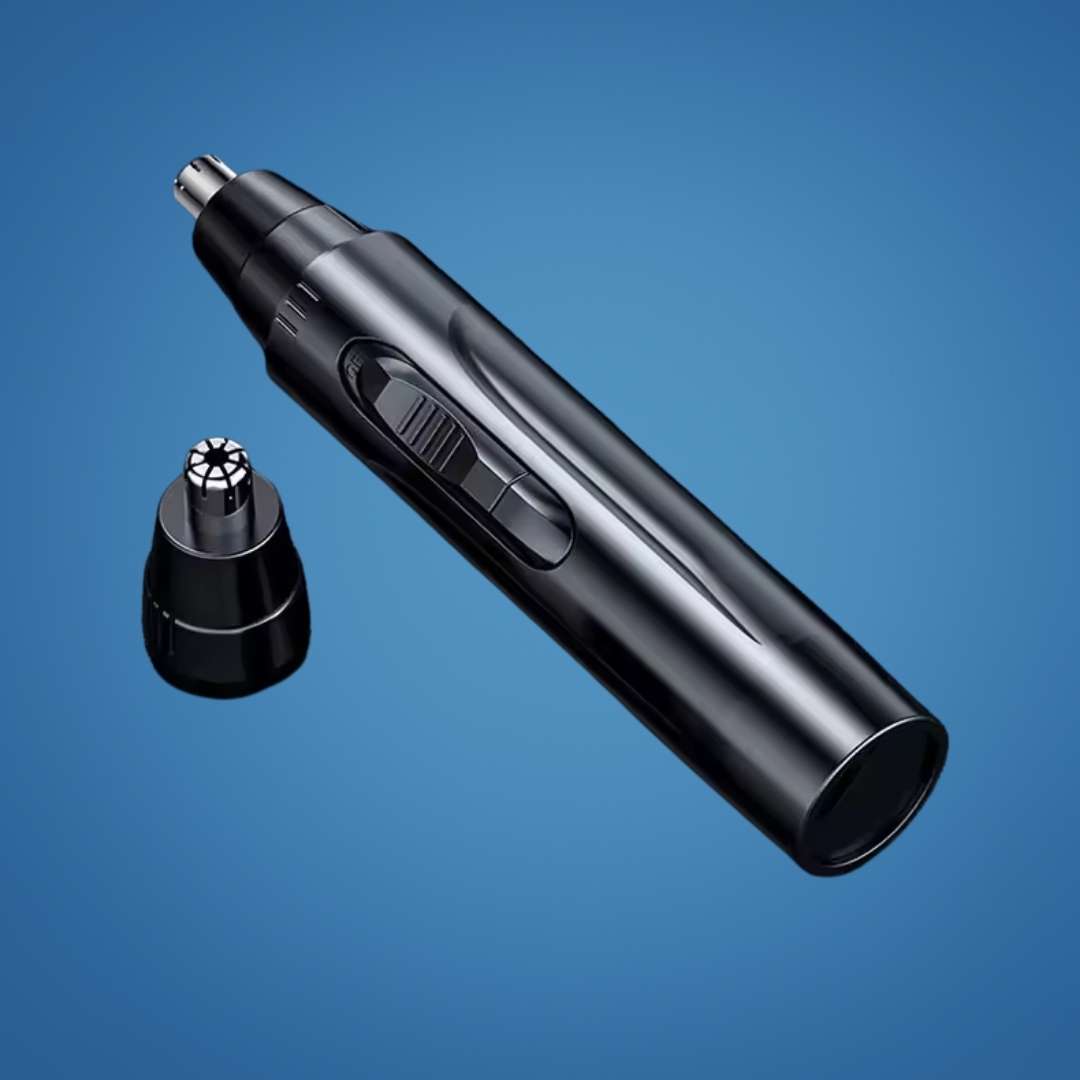 Rechargeable Nose Hair Trimmer – Cordless & Portable – Safe Blades – Trims Nose & Ear Hair – Easy to Clean – For Men & Women