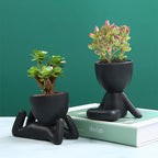 Ceramic Figure Pots Ornament