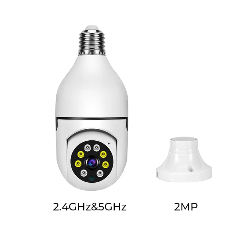 Wireless WiFi Surveillance Camera with Bulb