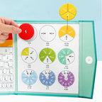 Magnetic Fraction Disc Set for Math Learning