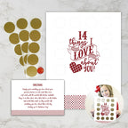 Valentine's Scratching Advent "14 Things I Love About You!"