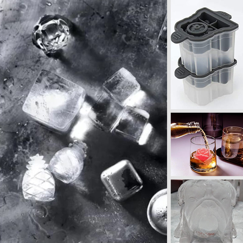 Creative Bulldog Ice Mold made of Silicone