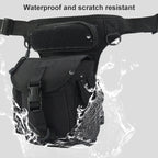 Nylon Waterproof Men Tactical Waist Pack Leg Travel Belt Bag