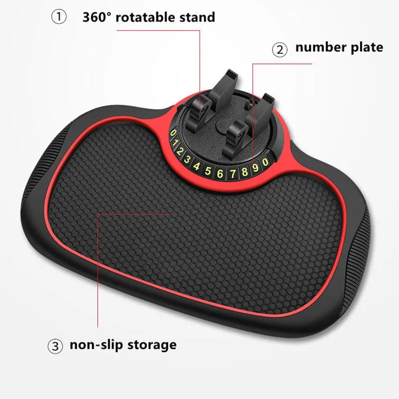 Multifunctional Car Anti-Slip Mats Car Phone Holder