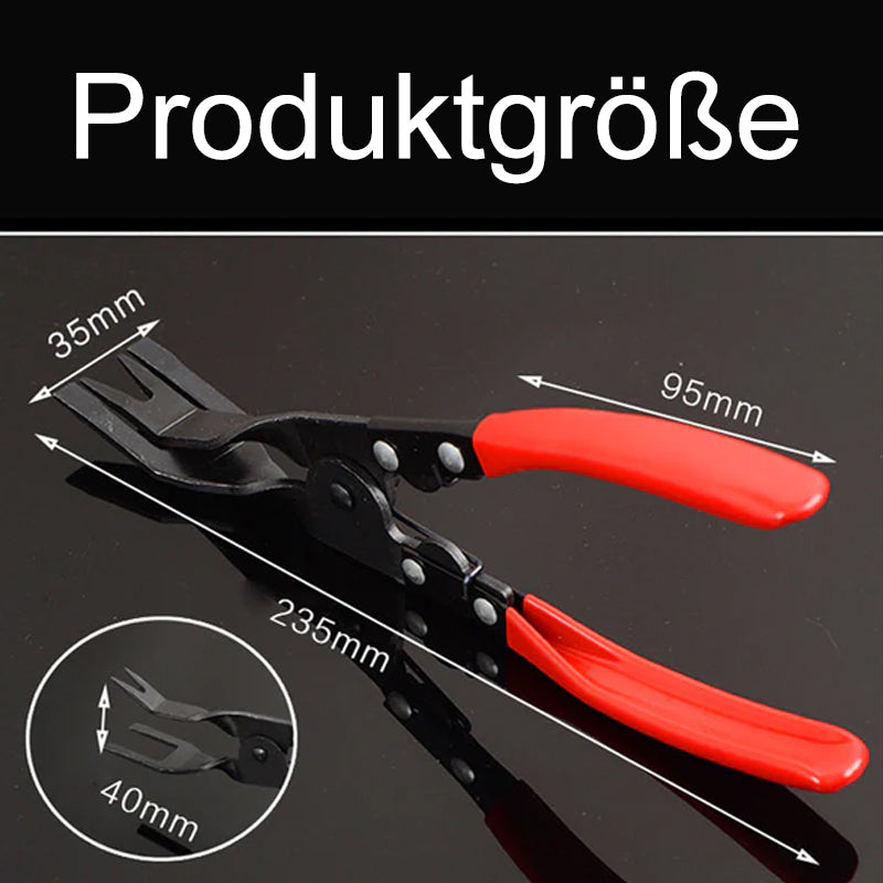 Plastic rivet pliers