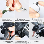 Multifuntional motorcycle helmet security lock