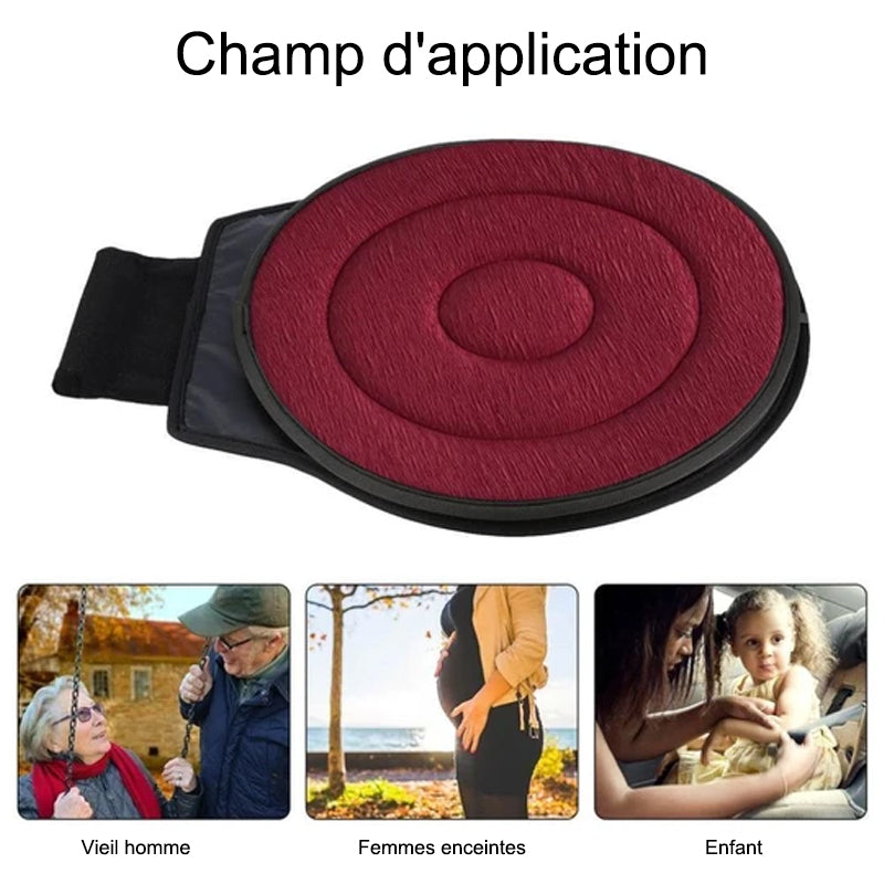 Rotatable 360° seat cushion