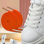 Magnetic lazy shoelaces metal buckle