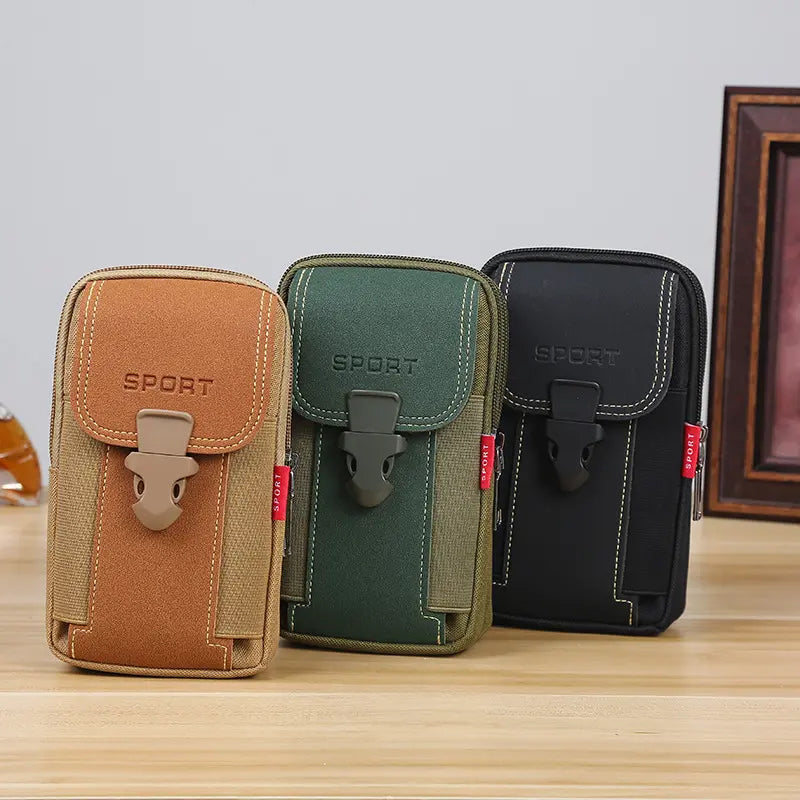 Multifunctional Belt Phone Bag for Men