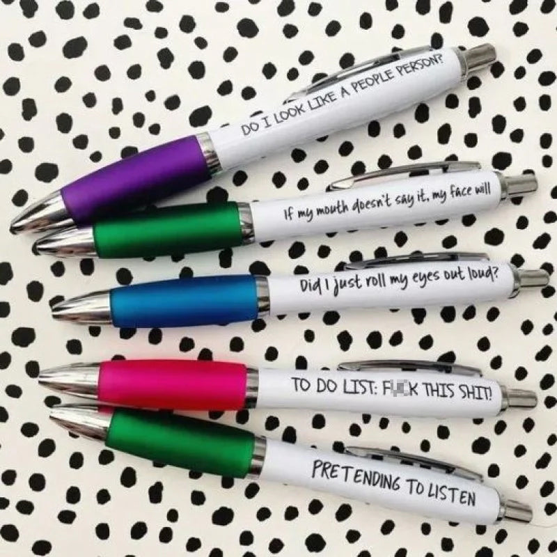 Sarcastic Office Pen Set