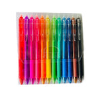 Multicolored erasable gel pens (12 pcs)