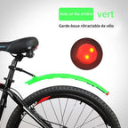 Retractable bike fender