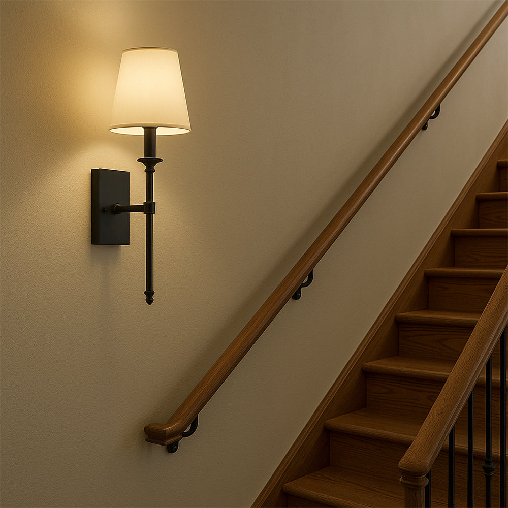 (2 Pieces) Wired Wall Lamp – Stylish Lamp Set for Lighting Above a Mirror or Bed