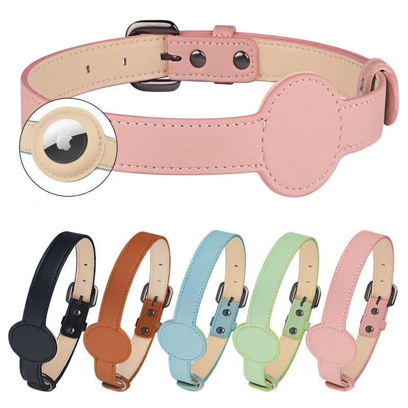 Edouard Collar – Luxe Dog Collar with Airtag