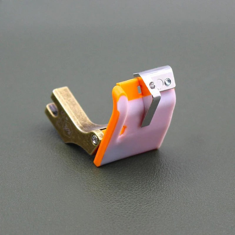 Adjustable Teflon Hemming Foot for Home Sewing Machines