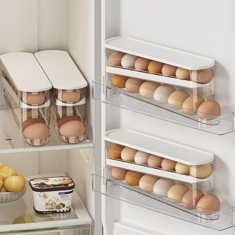 Gravity-Fed Egg Organizer
