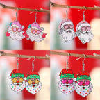 Funny Santa Claus Earrings Christmas Pendant Earrings Gift