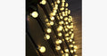 Solar-powered LED crystal ball lights - Stylishly decorate!